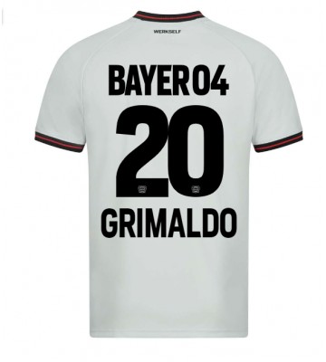 Bayer Leverkusen Alejandro Grimaldo #20 Udebanetrøje 2023-24 Kort ærmer